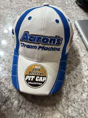 Mark Martin 55 NASCAR ball cap Michael Waltrip Racing Aaron's Dream Machine